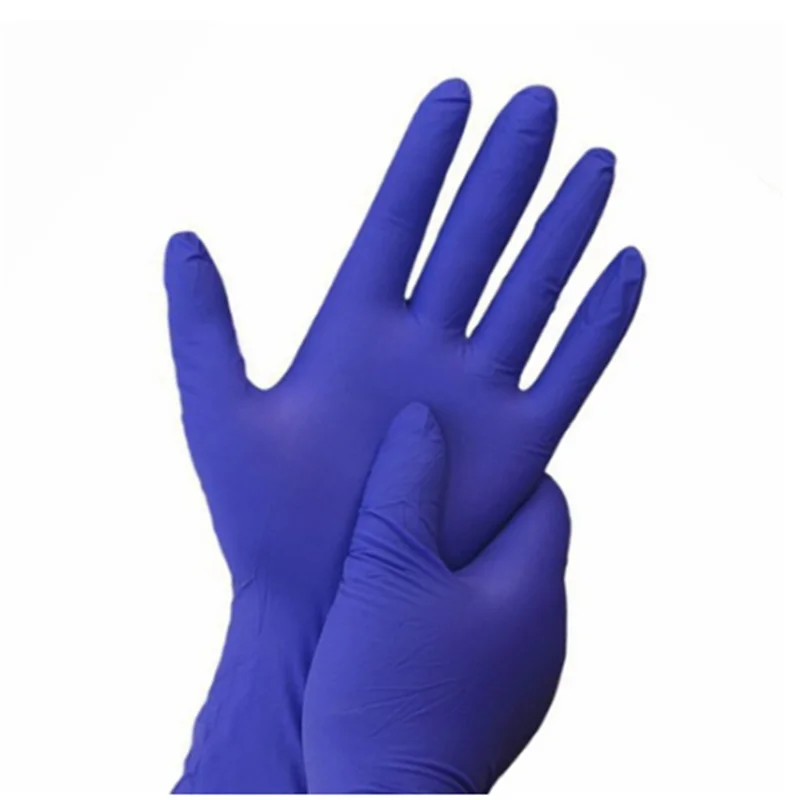 Перчатки нитриловые одноразовые из синтетического латекса 7 мил 100 шт. |