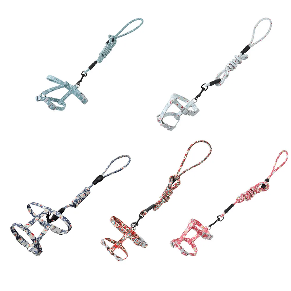 

Регулируемый поводок для котят, практичная поводок для собак и кошек, для прогулок на открытом воздухе