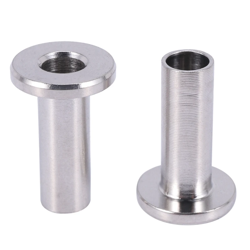 

Stainless Steel Protector Sleeves For 1/8 Inch Cable Railing, Wood Posts, DIY Balustrade T316 Marine Grade 96 Pack