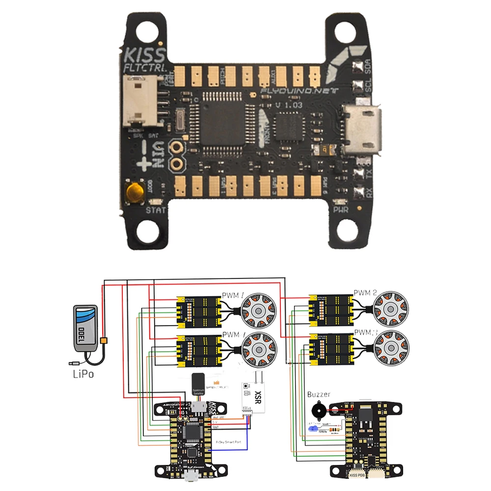 

Полетный контроллер KISS FC 32BIT V1.03 для управления полетом