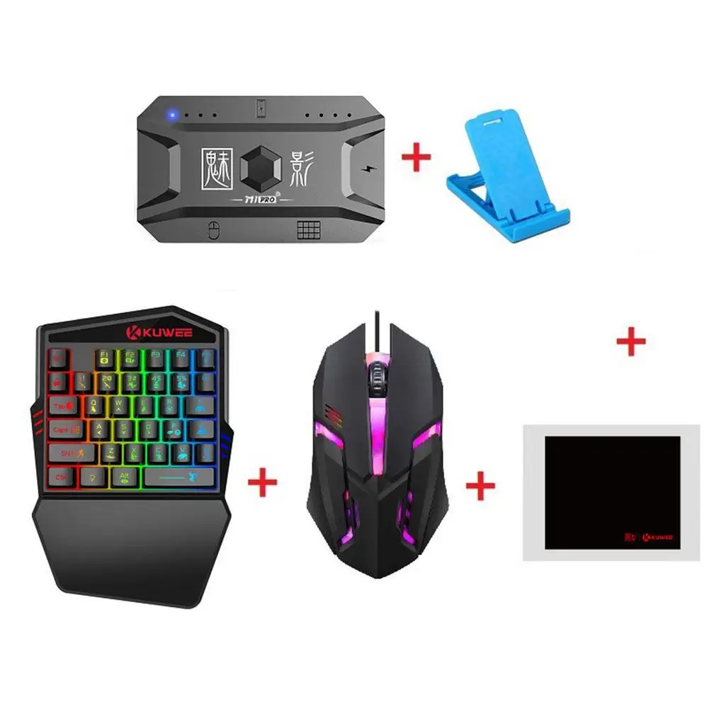 Контроллер для мобильного геймпада PUBG подключи и играй игровая клавиатура мышь