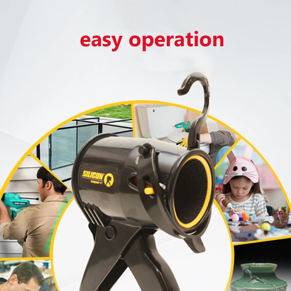 

Portable Caulking Gun Manual Insulating Compact Silicone Caulk Pressure Mastic Sealant Sealing Filling Tool