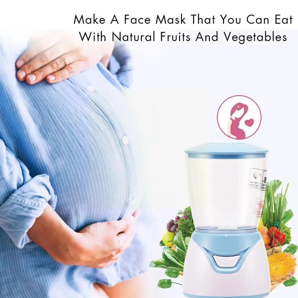 

Diy Homemade Fruit Vegetable Machine Blue Mini Spa Care Equipment Collagen Natural Skin Beauty H4h6