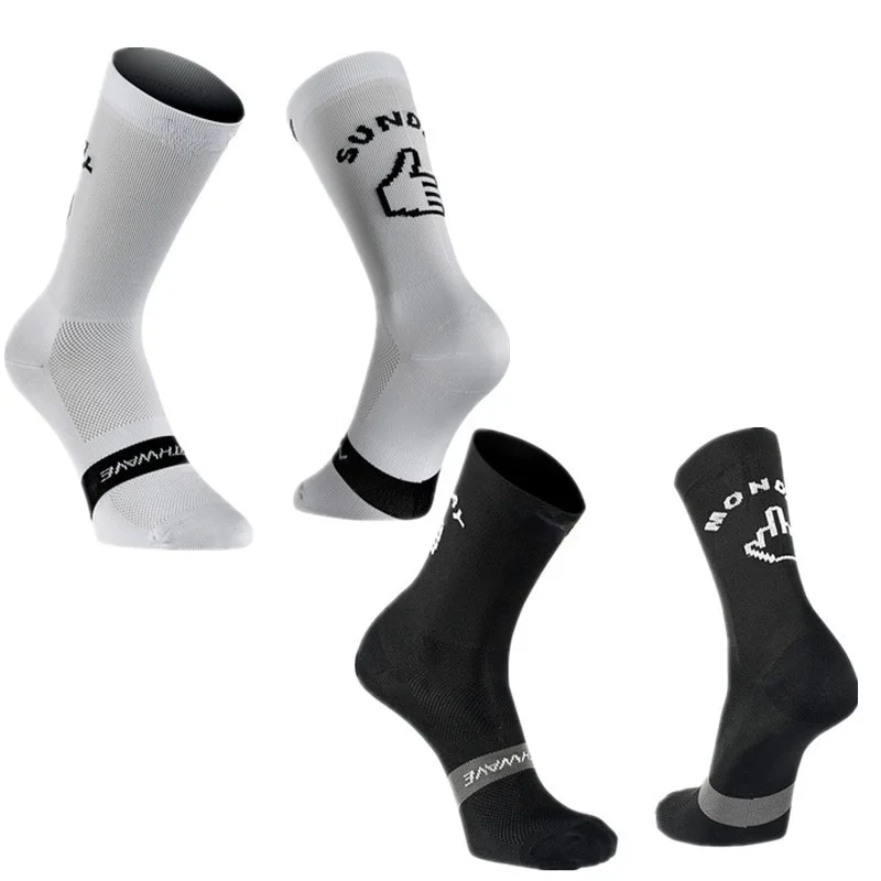 

Funny Road Cycling Sunday 2023 socks Breathable New Bicycle Monday Socks Men women Thumb Middle Finger Sports Racing Running soc