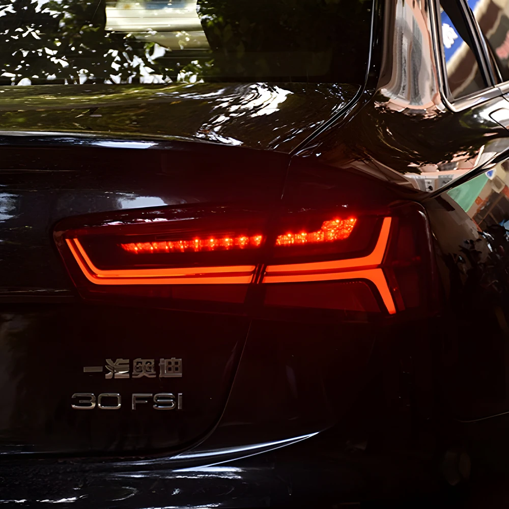 Автомобильные задние фонари в сборе для A6 C7 A6L S6 2012-2015 светодиодные