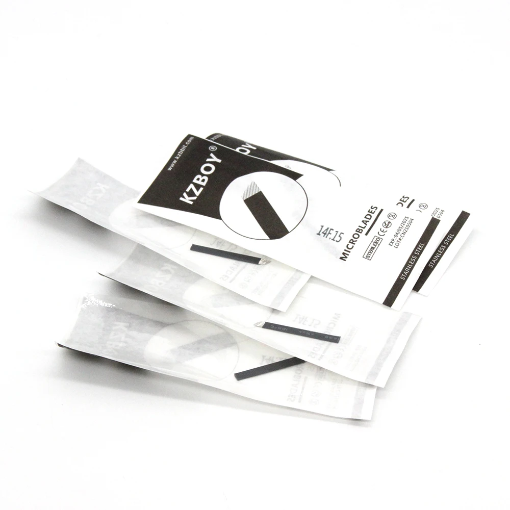 

0.15MM Permanent Makeup Eyebrow Tattoo KZBOY Disposable Microblading Needles 3D Eyebroidery