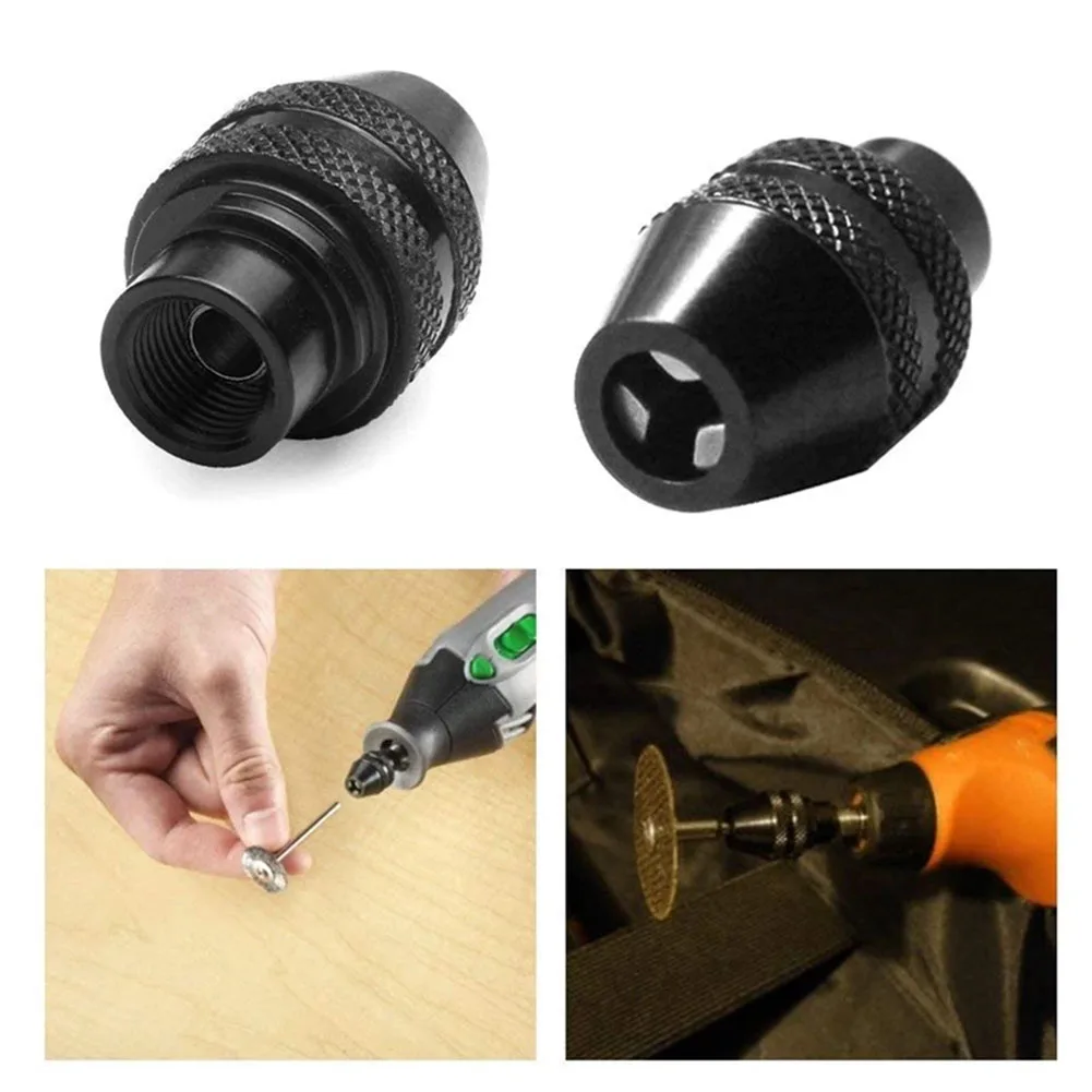 

3pc 4486 Multi Keyless Drill Chuck Rotary Tool 0.8-3.2mm Shanks For 3000 4000 7700 8200 Metal Power Tool Electric Grinding Chuck