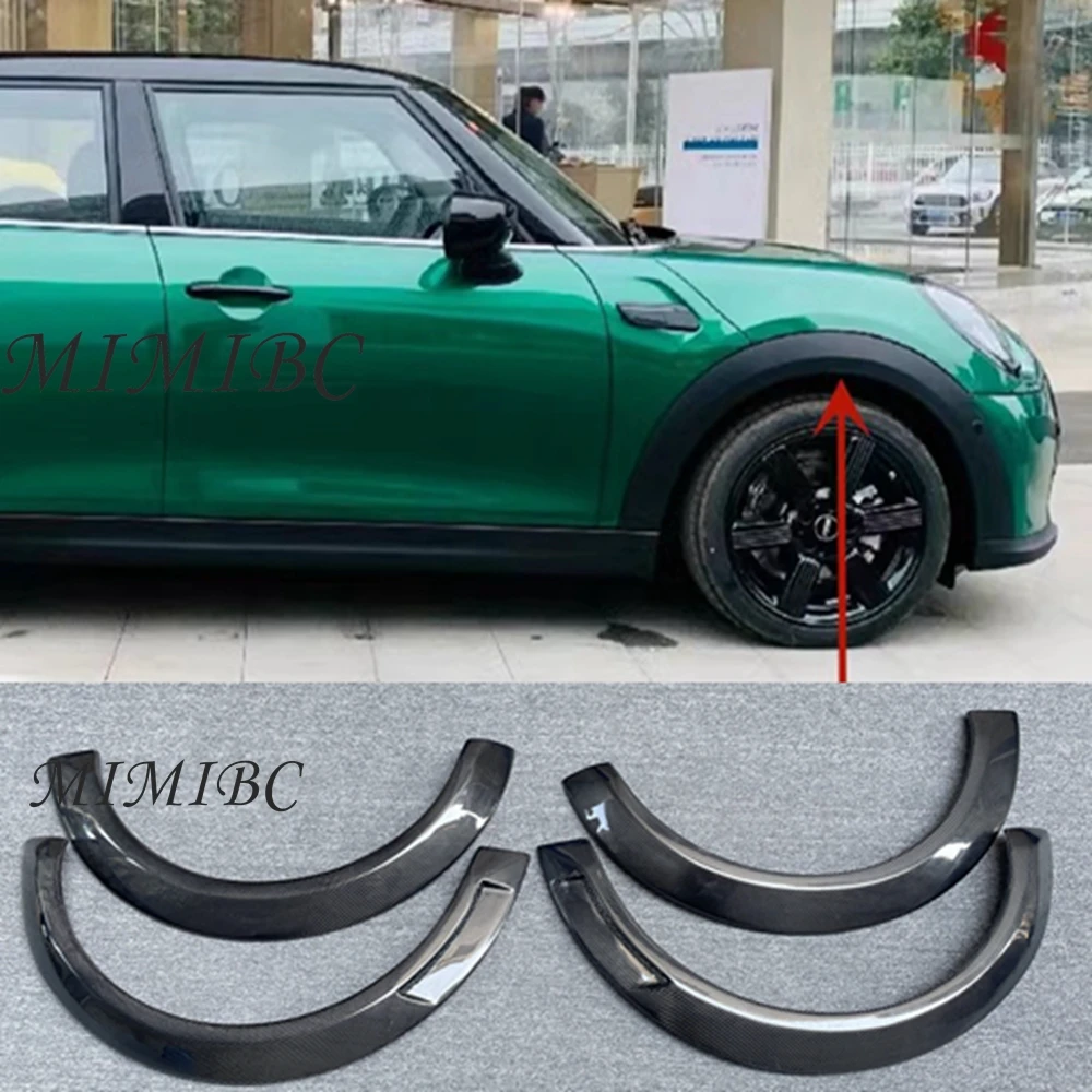 Для BMW Mini F56 F55 Cooper S 2014-2021 4 шт. автомобильные настоящие Углеродные Волокна Колесные