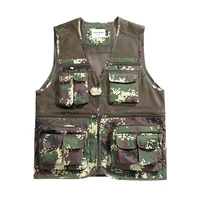 mens vest summer military tactical vest jacket with multi pockets male hunting fishing hiking outdoor waistcoat men cargo coats