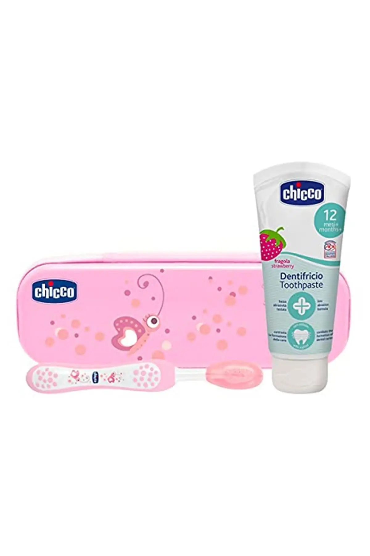 

Бренд: Chicco набор зубных щеток, розовый цвет Категория: детская зубная щетка