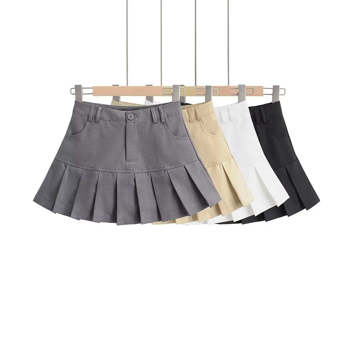 

2023 03 New Spring Summer Women Female Sexy Polyester Brand Skirt