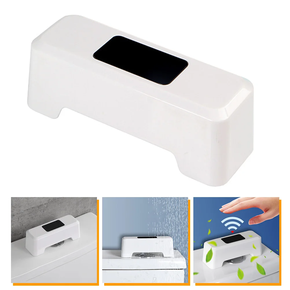 

Automatic Sensor Toilet Flusher Premium Stylish Toilet Accessory Toilet Flush Aider Hands Free Toilet Flushing Kit