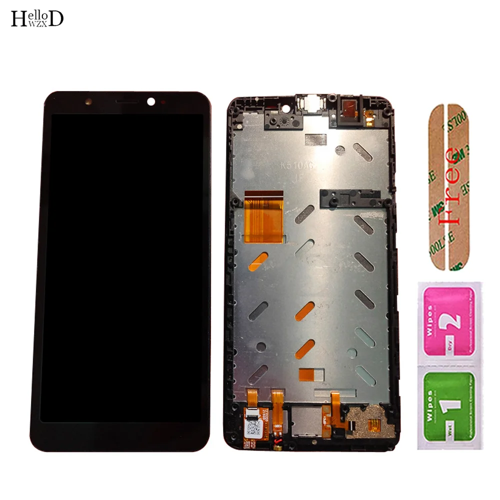 

LCD Display For QMobile LT950 LCD Display With Touch Screen Digitizer Panel Front Glass Sensor With Frame Tools
