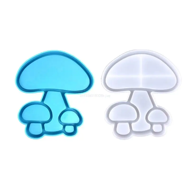 

Поднос в форме гриба, силиконовая форма с краем, форма для эпоксидной смолы, ювелирные безделушки, пластина, форма для DIY, для