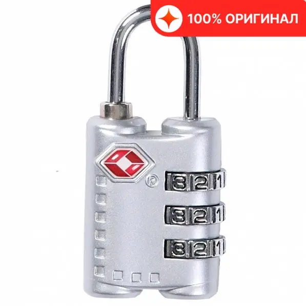 Замок багажный Caribee Citadel TSA Lock Silver |