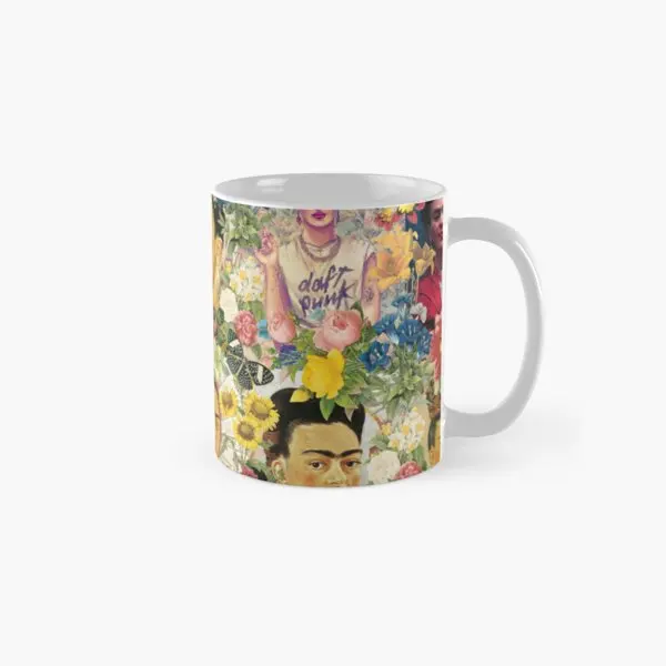 

Thousand Fridas Classic Mug Image Printed Cup Design Coffee Drinkware Gifts Tea Photo Handle Round Simple Picture