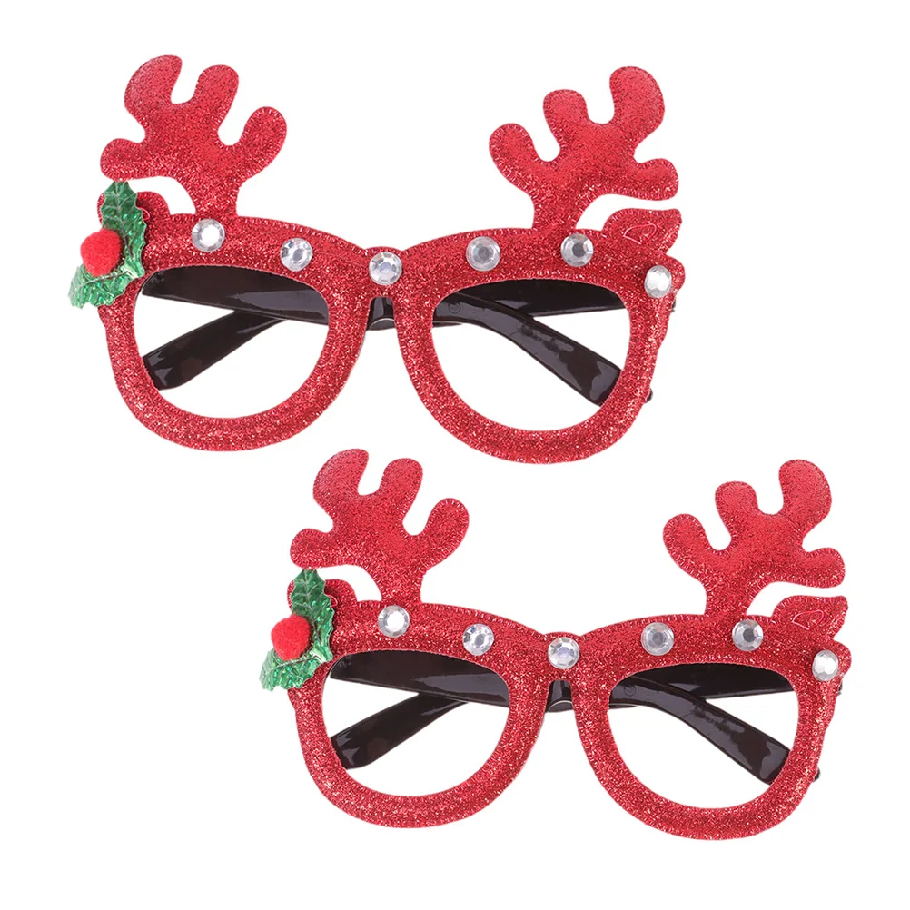

9pcs Glasses Holiday Glasses Frames Holiday Eyeglasses Holiday Sunglasses Christmas Eyewear Party Novelty Glasses