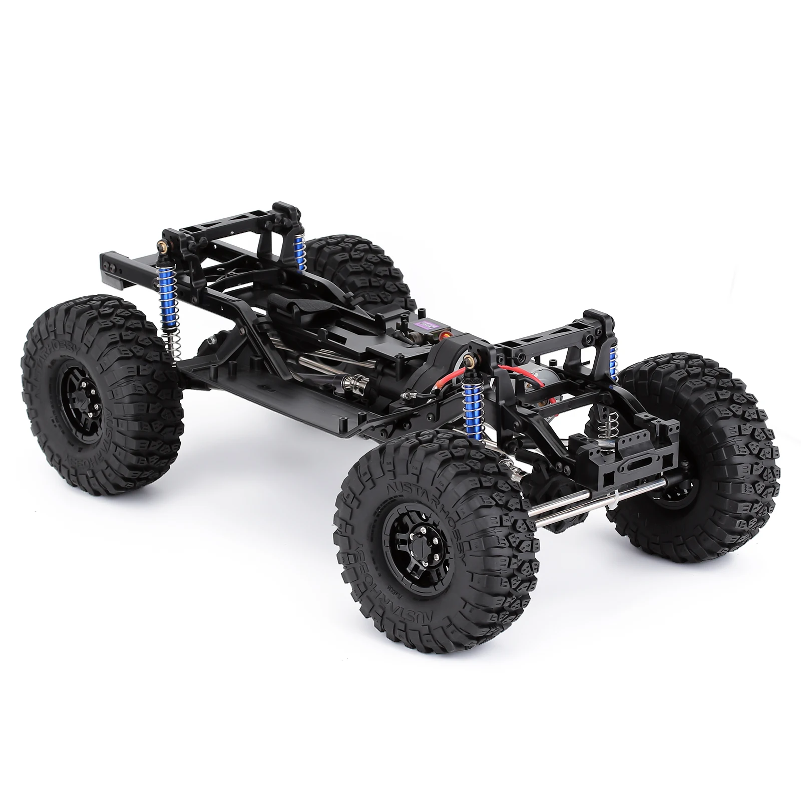 

TRX4 Frame 2-Speed Transmission Chassis with Wheels for 1/10 RC Crawler Car TRX-4 DIY Upgrade Parts