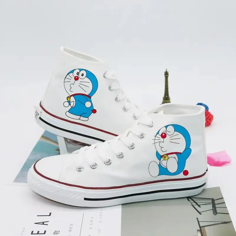 Doraemon реальные фотографии черный белый цвет новинка 202 весна-осень-зима мужская