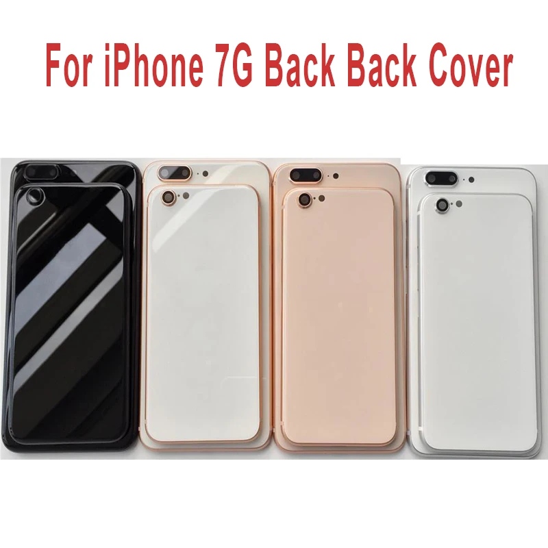

Battery Back Cover For iPhone 7G Back Housing For iPhone7G 8 Plus Rear Door Housing Case with Side Keys SIM Tray