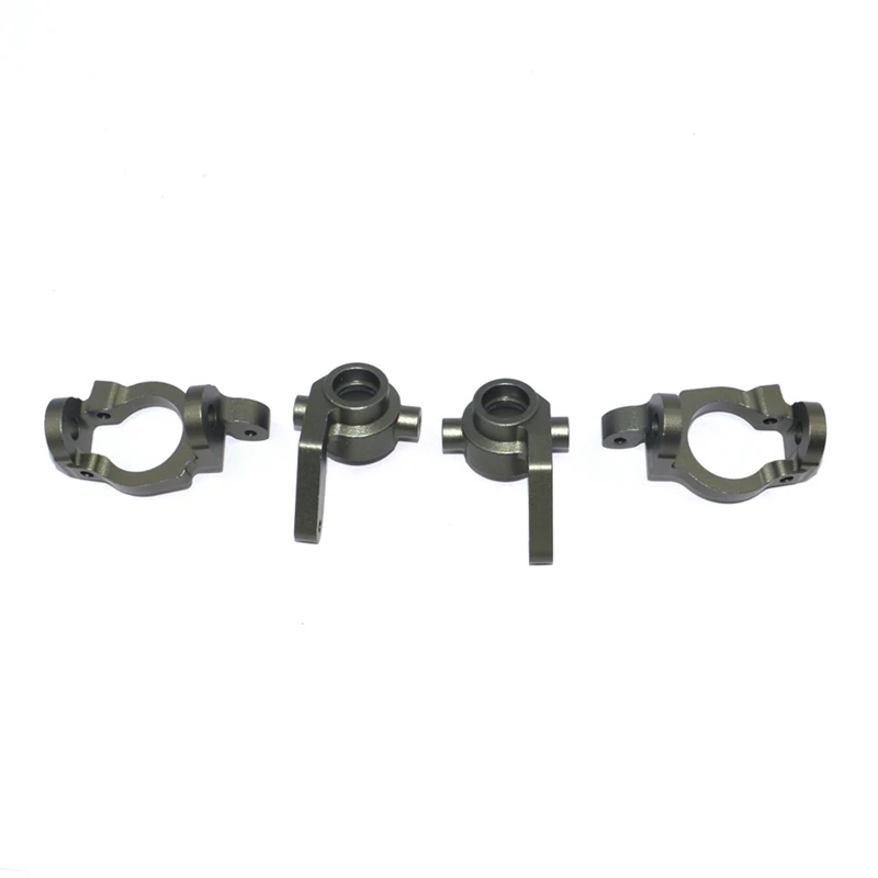 

HOT-4Pcs Metal Front Steering Knuckle C-Hub Set For ZD Racing DBX-10 DBX10 10421-S 10423-S 10427-S 1/10 RC Car Upgrade Parts