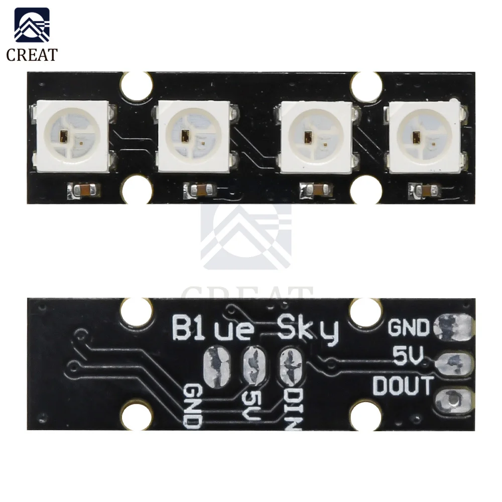 WS2812B светодиодный модуль 4xRGB Светодиодный индикатор для Arduino NAZE32 F3 FLIP32 CC3D Skyline32 Контроллер полета DIY WS2812B светодиодный модуль 4xRGB Светодиодный индикатор для Arduino NAZE32 F3 FLIP32 CC3D Skyline32 Контроллер полета DIY