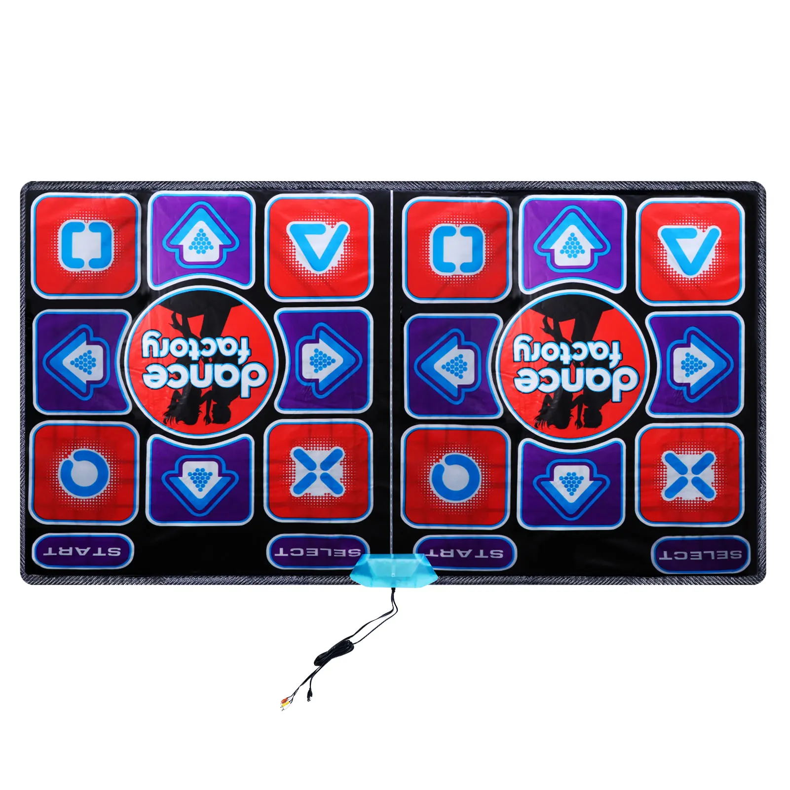 

Indoor Yoga Game PVC Massage Learning Running Blanket 3D Gift Computer Living Room HD Kids Toy Double Dance Mat For TV