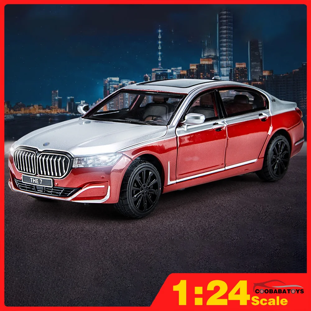 

Scale 1/24 THE 7 Metal Diecast Alloy Toy Car Model Trucks For Boys Children Kids Toys Vehicles With Sound Hobbies Collection 760