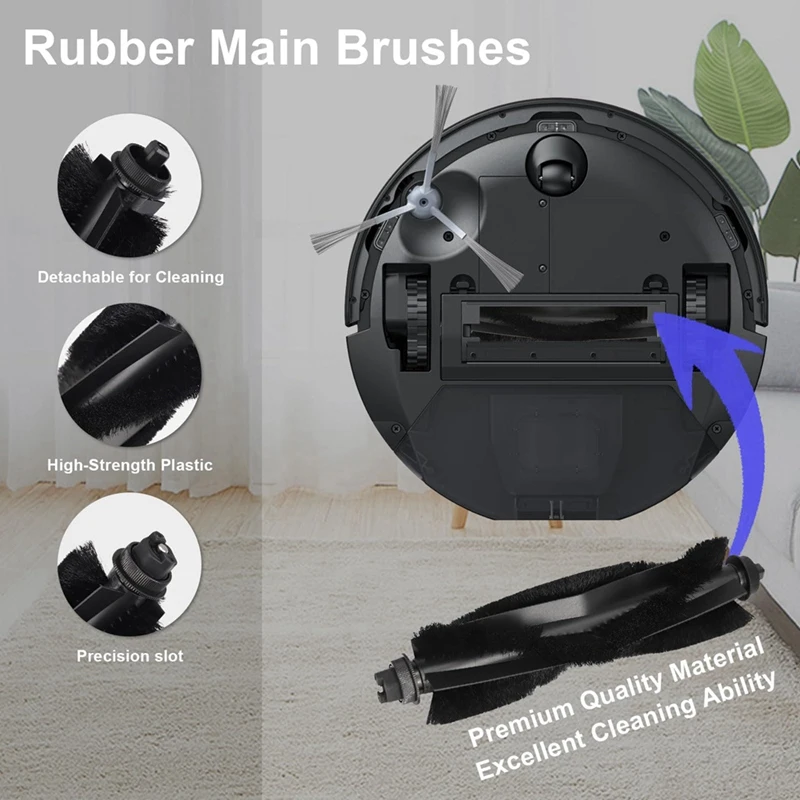 Набор аксессуаров из 13 предметов для робота-пылесоса Eufy серии L50/L60 включая щетки