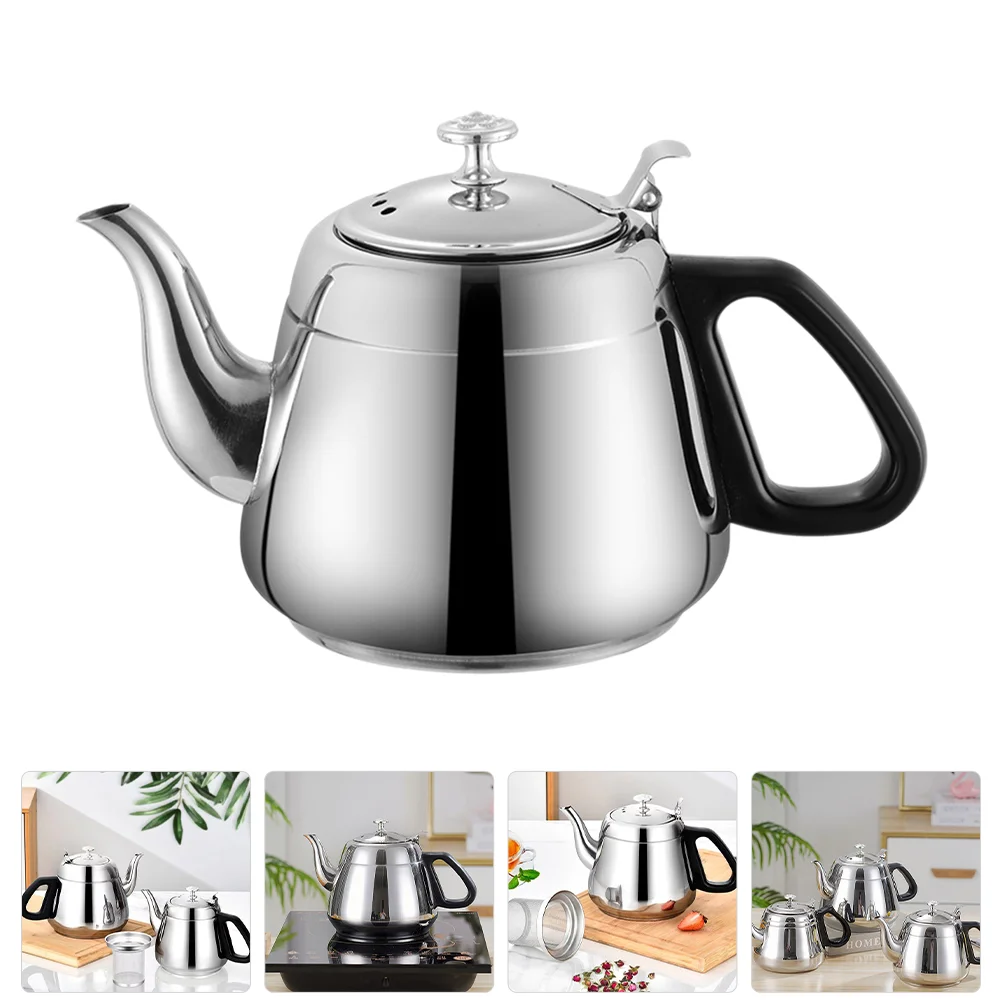 

Metal Coffee Pot Household Kettle Wear-resistant Water Stainless Steel Tea Pots Jug Kitchen Teapot