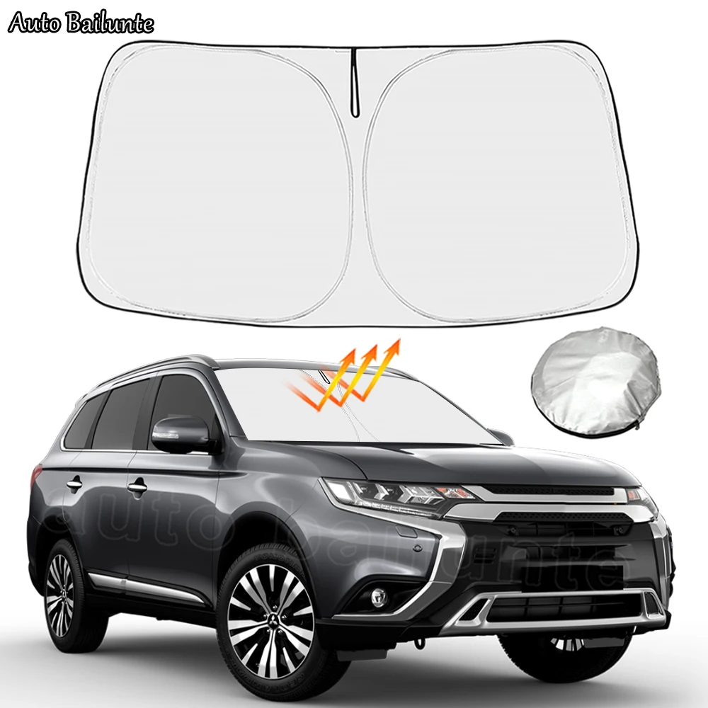 

Для Mitsubishi Outlander 2013-2021 автомобильный солнцезащитный козырек на переднее окно, козырек от солнца на лобовое стекло, аксессуары Mitsubishi