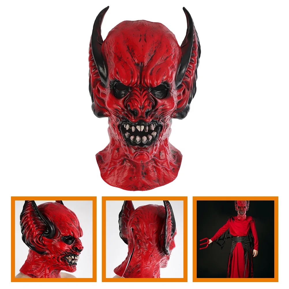 

Scary Cosplay Mask Horrible Halloween Latex For Adults Ornament Haunted House Prop Party Masks