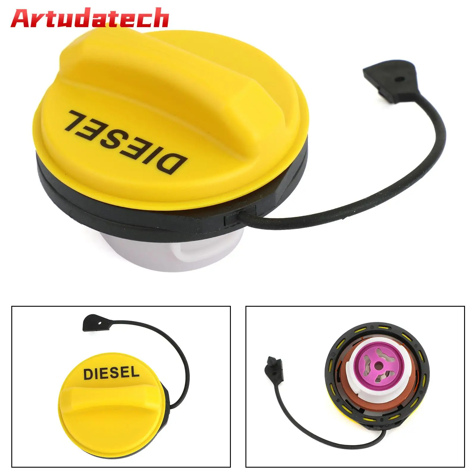 Топливный колпачок Artudatech подходит для Land Rover Discovery 3 LR3/4 LR4/5 LR053666