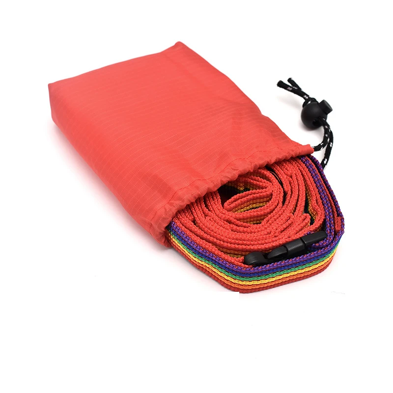 Портативная многофункциональная подвесная веревка для кемпинга красочная