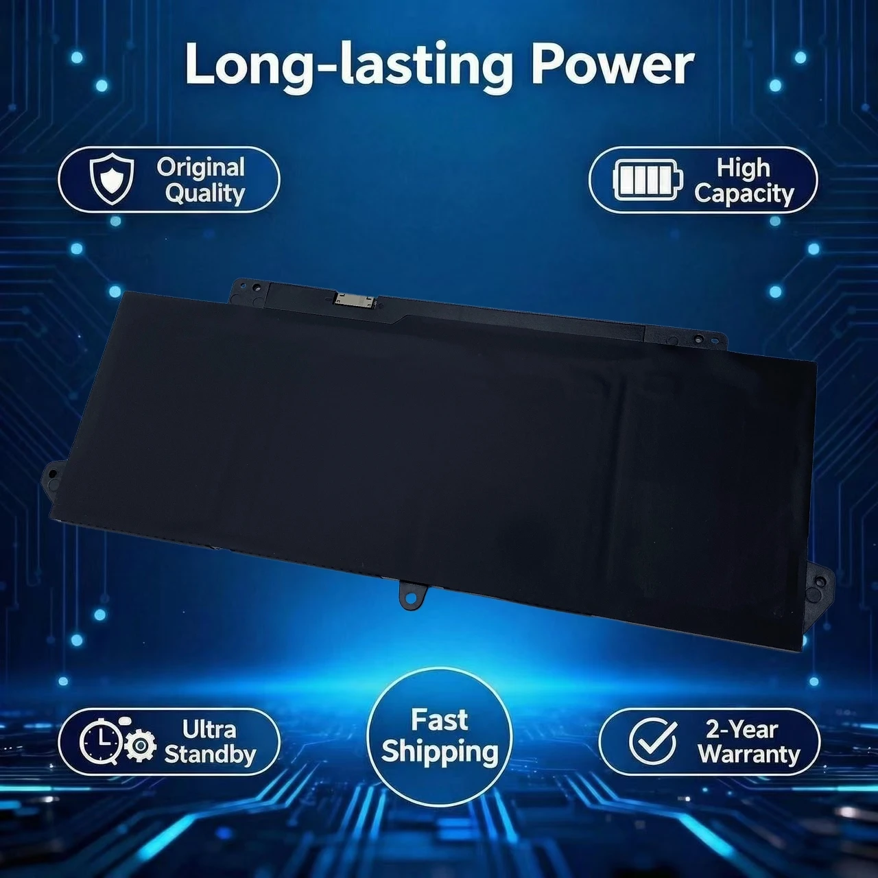 Фото Новый аккумулятор для ноутбуков DELL Latitude 5320, 7320, 7420, 7520 серий, модели 9JM71, 7FMXV, HDGJ8, MHR4G, TN2GY, 4M1JN, 1PP63, 727CG, 0TN2GY, P134G001 №2