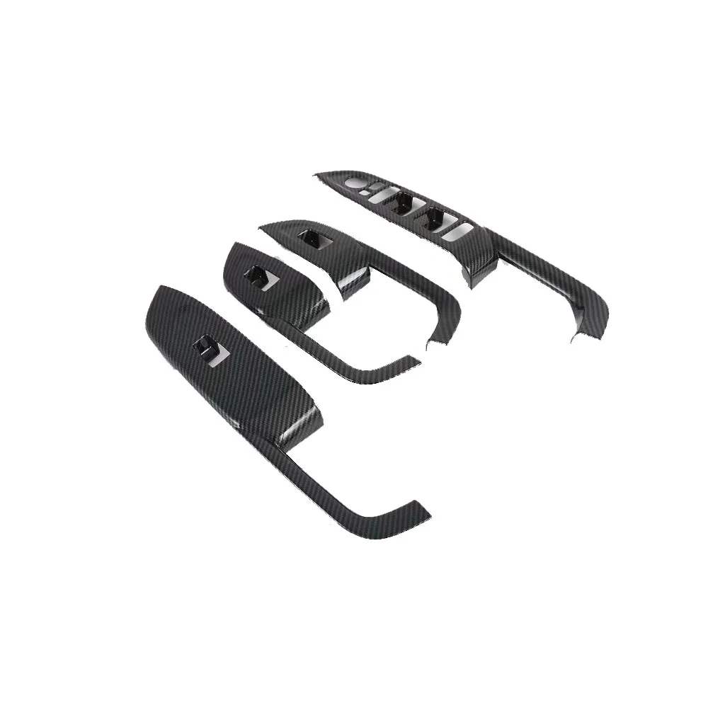 

Interior Accessories For Hyundai Venue 2019 2020 2021 Carbon Fiber Car Window Button Armrest Window Switch Cover Trim Styling