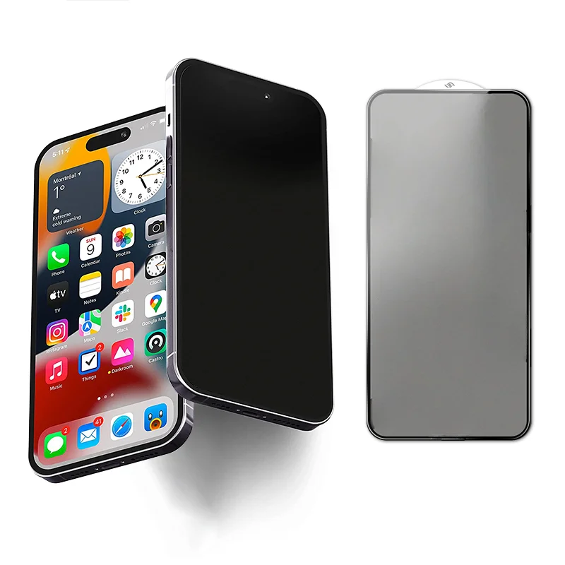 

2 шт. противошпионское закаленное стекло для защиты экрана для Iphone 13 12 11 Pro Max 14 15 Plus стекло