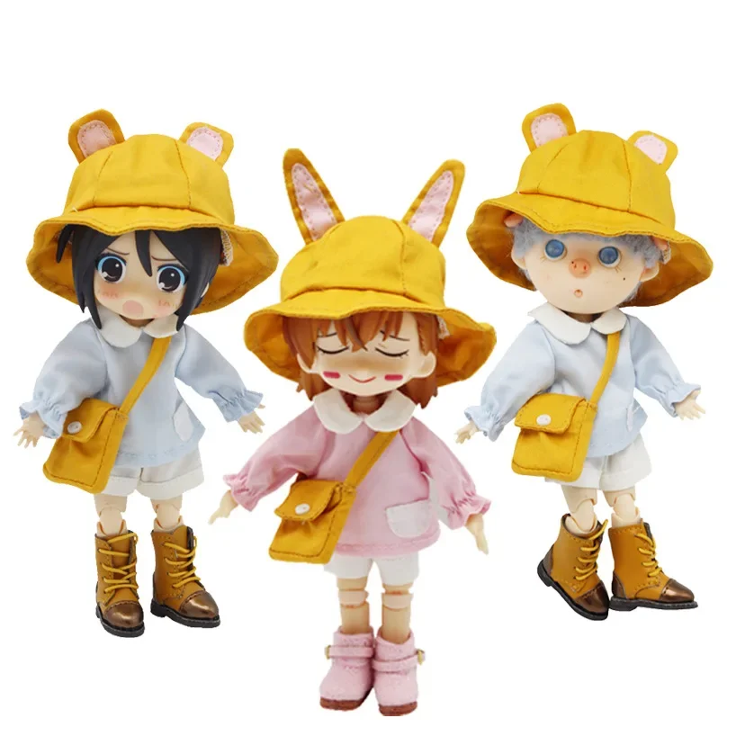 1/2 обувь для кукол BJD Ob11 детская одежда костюм детского сада с кроликом и медведем