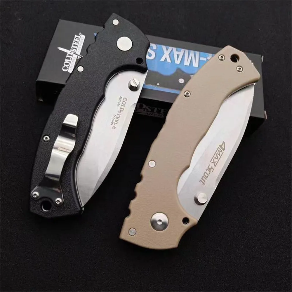 Новейший разведчик Cold Steel 62RQ 4-Max черная ручка Griv-Ex 4 дюйма стандартное SW лезвие