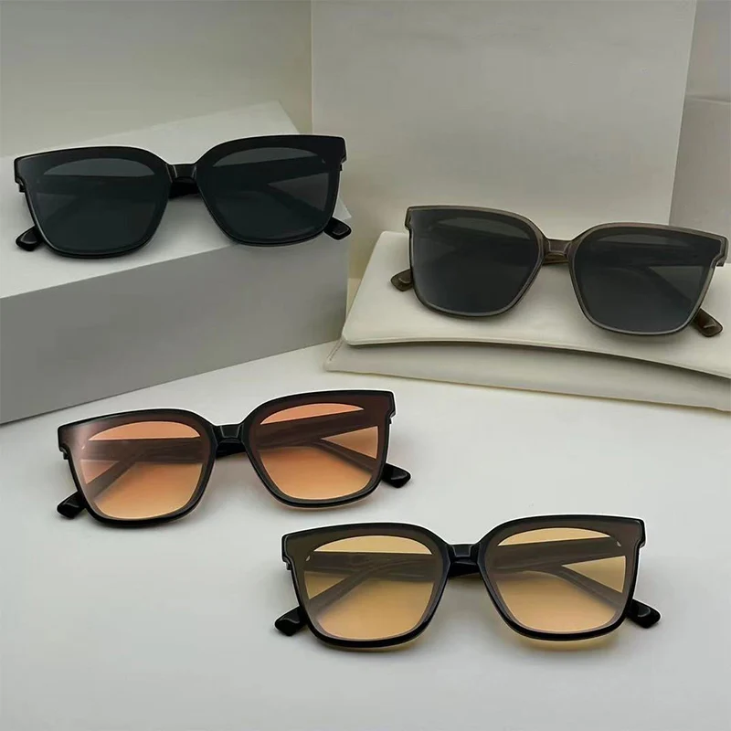 

2023 GENTLE Women GM Brand Sunglasses Fashion Lady Oval Frame Sun Glasses plot Square Sunglass Original Package High Quality