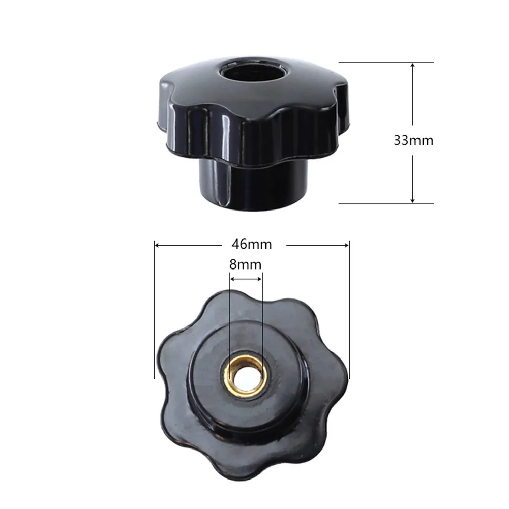 

4pcs Set M8x100mm Plastic Knob Nut T-Slider Bolt Carbon Steel Zinc Plated For Clamping Jigs Holding Slot Special Accessory