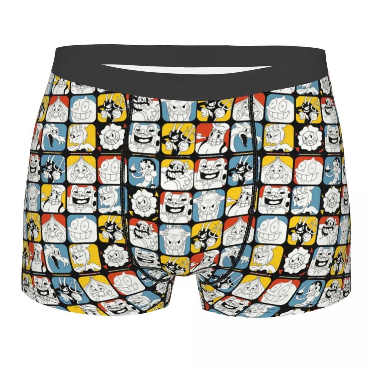Мужское новое нижнее белье Cuphead с персонажем команды Mugman трусы-боксеры для