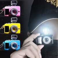 vintage punk camera pendant necklace men women flash light small camera long chain necklaces couple jewelry best friends gifts