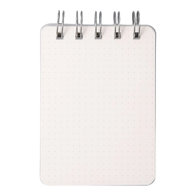 Frosted Mini Spiral Notebook Line / Grid Blank Dotting Note Pad 4.17x3.03 Inch Memo Notepad for Home Office Travel |