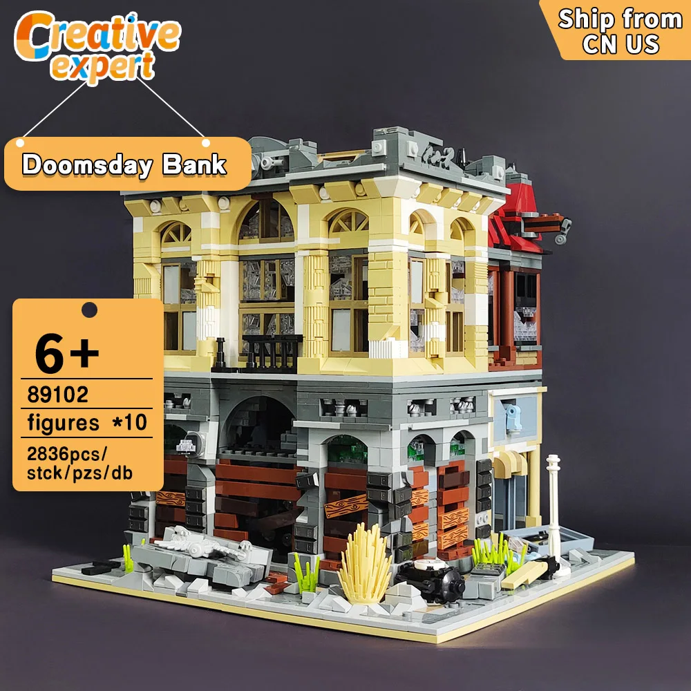 89102 Jiestar креативный эксперт Moc разрушение Судный день банк улица вид кирпичный