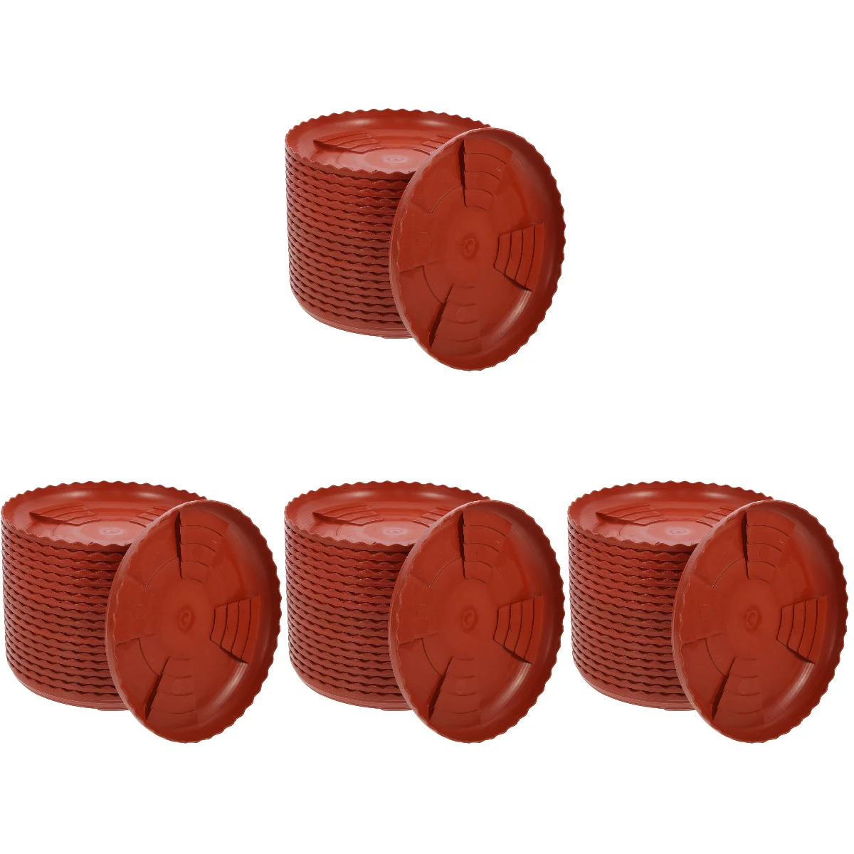 

80 Pcs Flower Pot Tray House Plants Indoors Live Pot Plates Plants Thicken Humidity Trays Indoor Plants Plastic Planter Tray