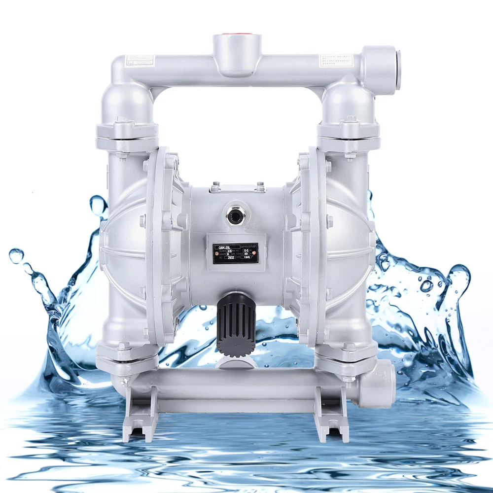 Air-Operated Double Diaphragm Pump Aluminum Alloy 24GPM Inlet/Outlet Waste Water For Industrial