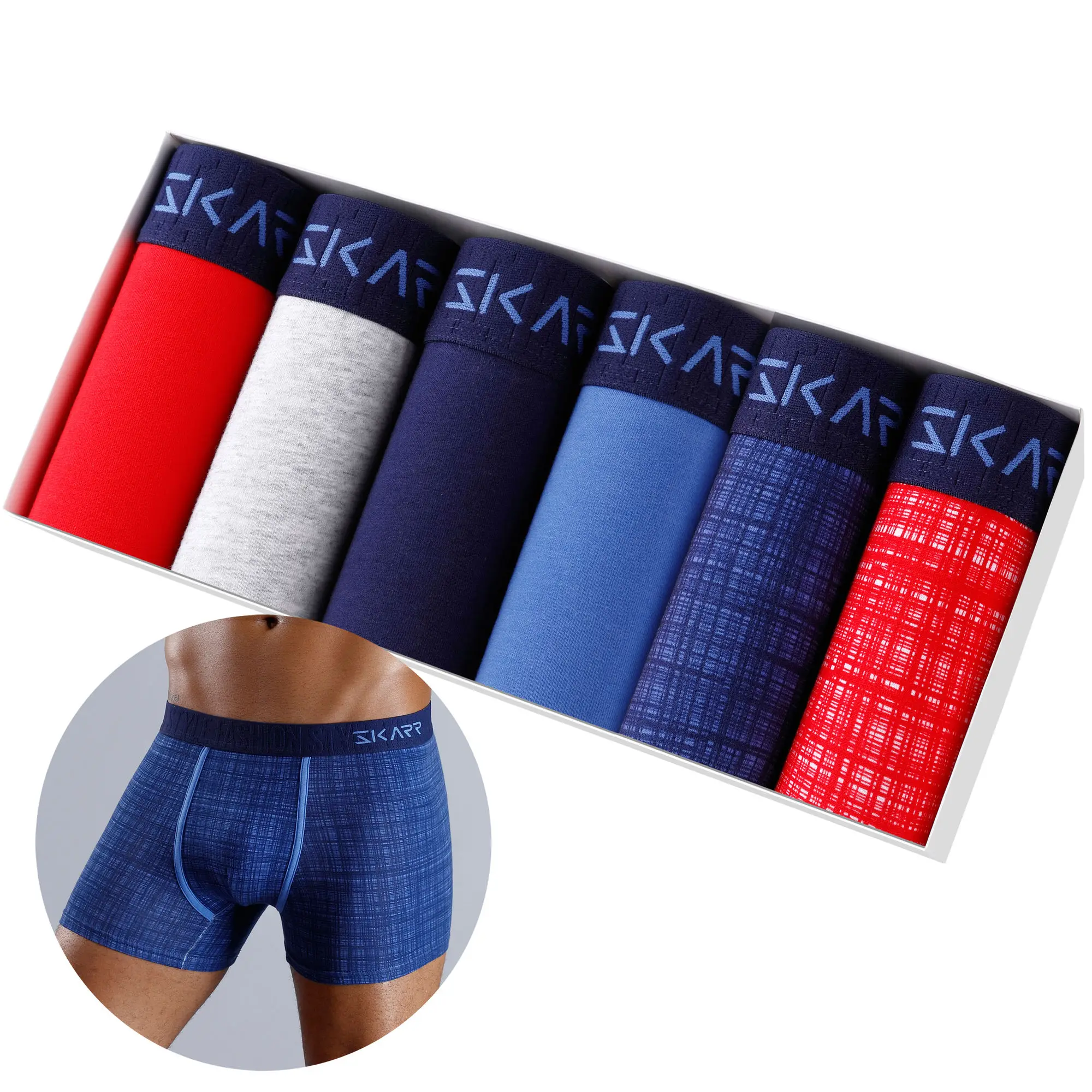 

6Pcs Set Boxers Men Underwear Boxershorts Men's Panties Male Underpants Homme Sexy Underware Boxer Shorts Calzones Trunks Luxury