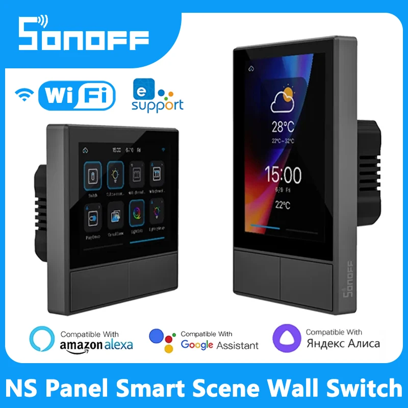 

SONOFF NSPanel NS Panel WiFi Smart Scene Wall Switch EU/US With Thermostat Controller Screen For eWeLink Alexa Alice Google Home