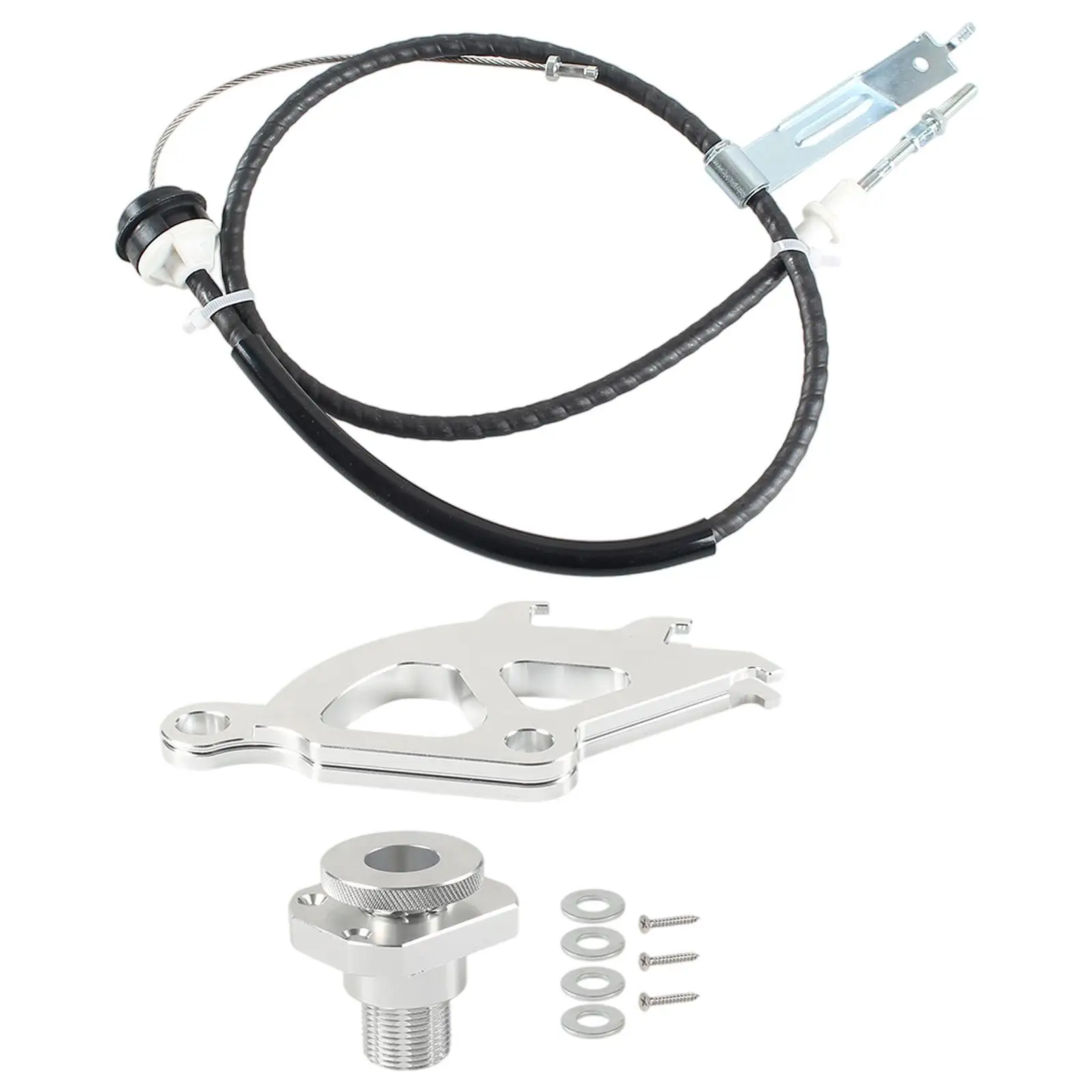 

Firewall Adjuster Kit Metal Clutch Quadrant Cable Kit for 96-04 Ford Accessory